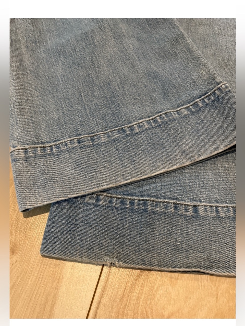 J.CREW • Sailor Wide Leg Trousers Gold Buttons Patch Pockets Jeans - High Rise - Picture 7 of 16
